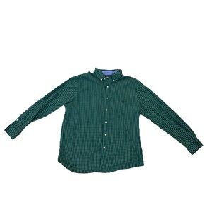 Chaps Green Plaid Casual Shirt